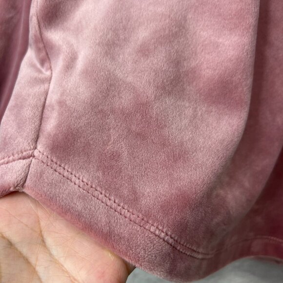 Evereve Velvet Top Womens Medium Milo Cozy Funnel Pullover in Dusty Pink - Picture 6 of 11